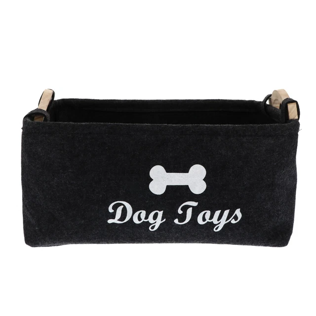 Almacenamiento De Juguete Para Mascotas Sentido Juguete Para Cachorros Black