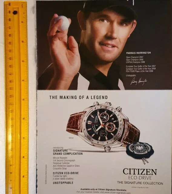 Citizen: Eco-Drive Grand Complication Watch: 2009 Advert - 10 X 7