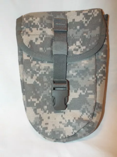 US Military Army Surplus ACU Camo Molle Entrenching E Tool Shovel Carrier NWOT