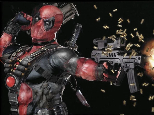 Mask Gun Art Deadpool 5D Full Diamond Painting Kits Art Decor Geschenk DE