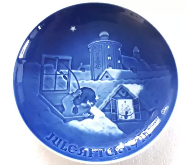 Vintage B&G Porcelain Christmas Plate Jule After 1977  Royal Copenhagen