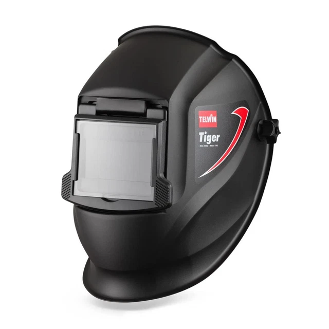 Telwin 802818 casco per saldatura tigre casco per saldatura casco protettivo casco nero
