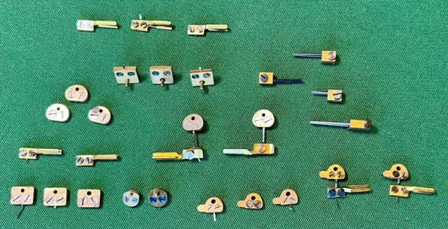 400 Day / Anniversary Clock Suspension Blocks & Forks - 31 Piece Assortment