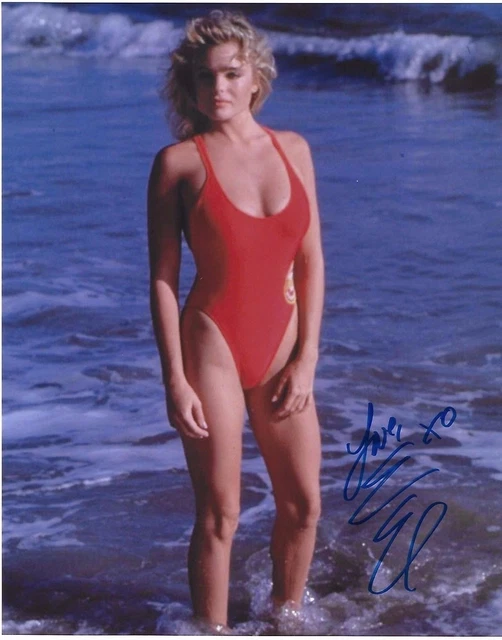 FOTO FIRMATA ERIKA Eleniak 8x10 E.T/BAYWATCH/PLAYBOY PLAYMATE SEXY