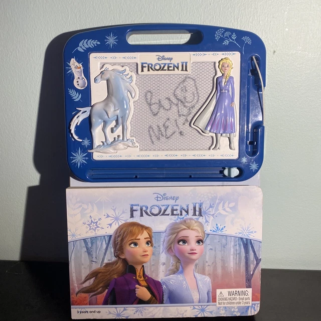 DISNEY FROZEN 2 Drawing Board and Book Kids Set Used 7.15