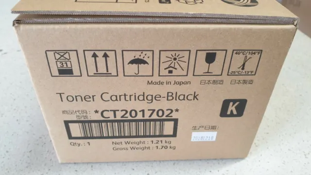 Genuine Xerox CT201702 Black Toner for Color 550 560 570 C60 C70 Brand New