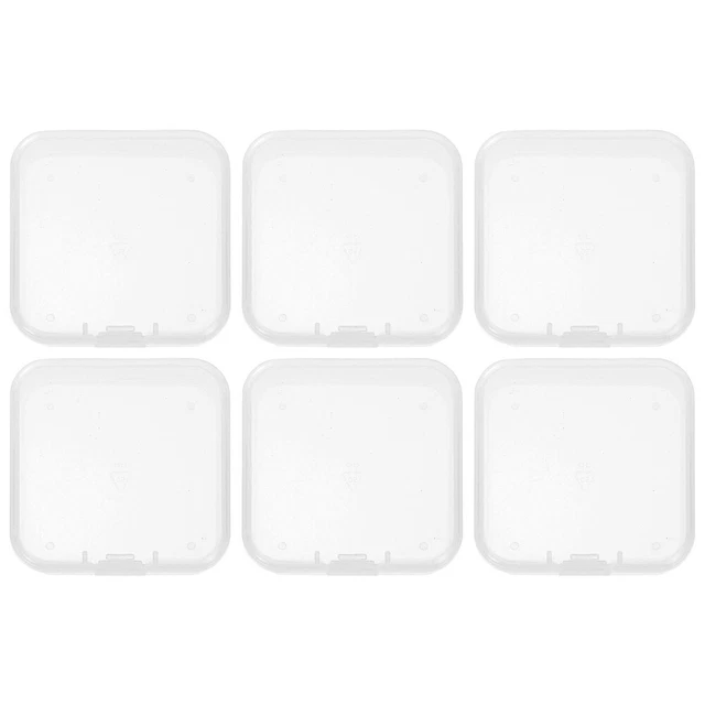 6 pz contenitore per attrezzi piccoli contenitori trasparenti mini plastica