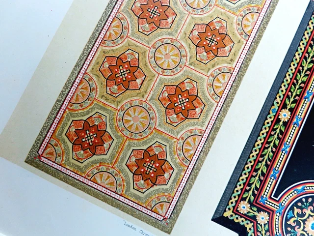 Pietra dura Inlaid Marble Table Micro Mosaic Work Victorian Antique Print 1862 6