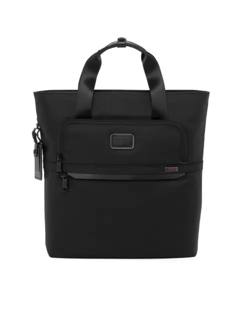 TUMI ALPHA 3 Tote Backpack BLACK 02603586D3 MSRP $525 100% Authentic