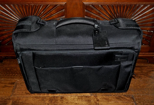 TUMI T-Tech Essential Gear Carryon Garment Bag Suitcase Wheeled 58030D Black