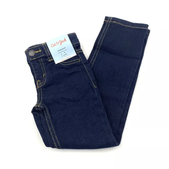 Girls' Mid-Rise Soft Jeans Joggers - Cat & Jack™ Medium Wash Size XS 4/5