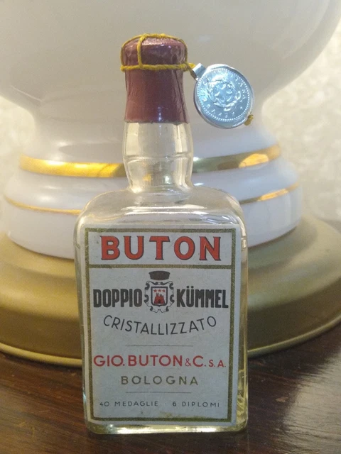 Mignon Buton Doppio Kummel Cristallizzato Sigillo Repubblica cont. 0,070- 45%