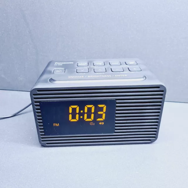 Panasonic Portable Dual Alarm Clock Radio RC-800