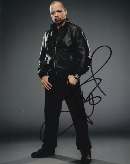 ICE T signed Autogramm 20x25cm LAW & ORDER in Person autograph COA