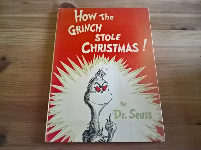 HOW THE GRINCH Stole Christmas by Dr. Seuss, first UK edition 1973 ...