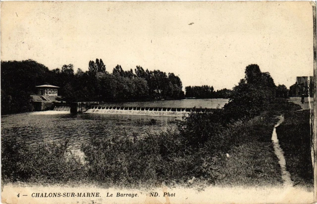 CPA AK CHALONS-sur-MARNE - Le Barrage (742892)