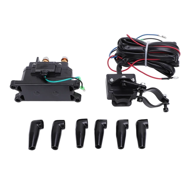 WINCH THUMB SWITCH Safe Winch Relay Contactor Kit Insulation Effect For ...