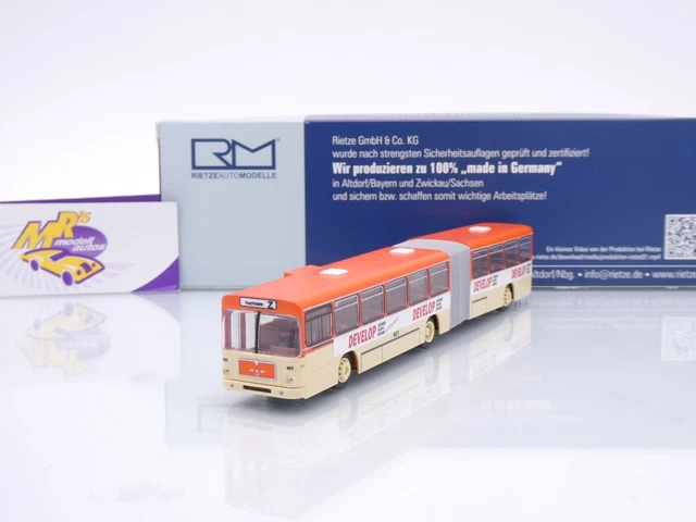 Autobus Articolato MAN SG 220 In Scala 1:87 - Modellino Rietze ZY.RZ867-5110