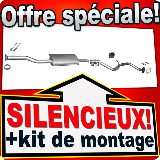 Ligne D'échappement Complète Pour Subaru Legacy IV 2.0 138CH - Kit Silencieux Avant/arrière - Neuf