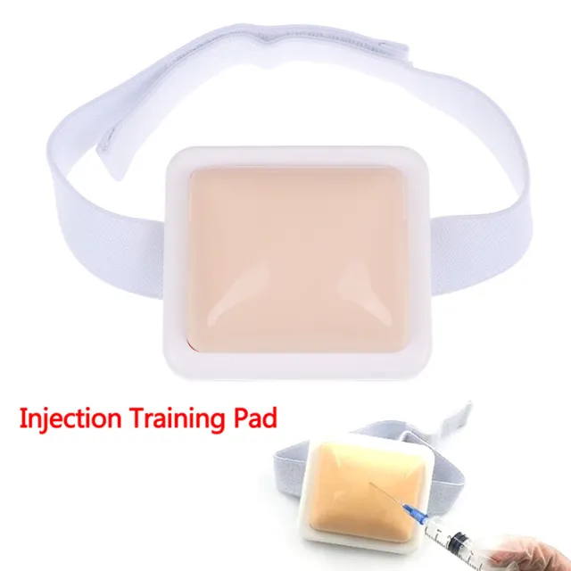 1Pcs Injection Pad-Plastic Intramuscular Injection Training Pad Nurse Medi_.di