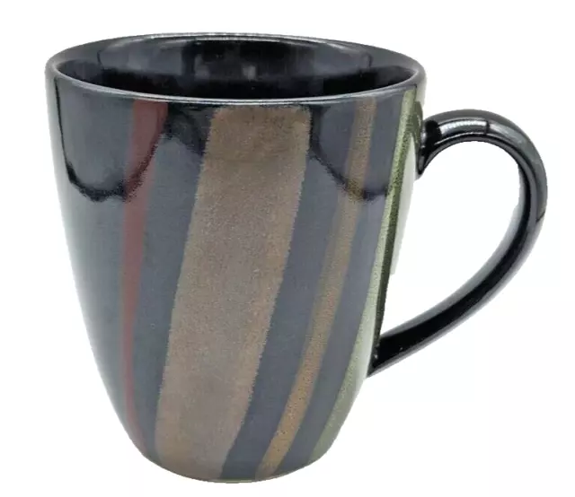 Sango Avanti Black Coffee / Tea Mug / Stoneware Cup (4" Tall)