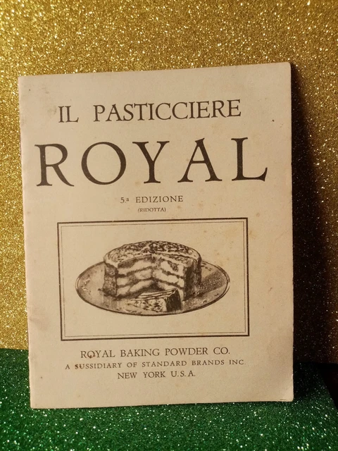 Libretto Ricette Pasticceria Royal