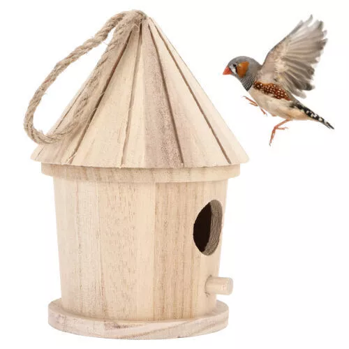 Wooden Birdhouse Outdoor Garden Bird Nesting Box Bird House Garden Decor