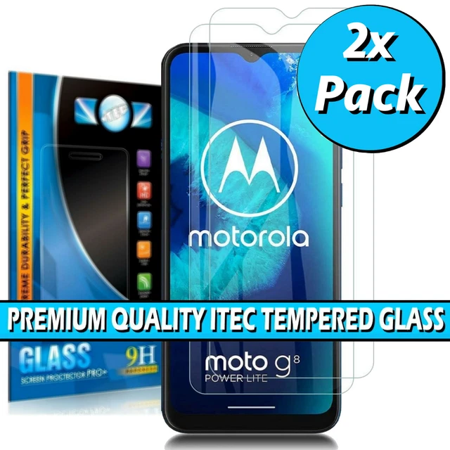 For Motorola Moto G8 Power Lite Gorilla Tempered Glass Screen Protector Cover
