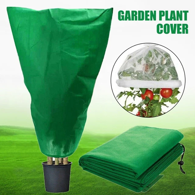 New 1pc Frost Protection Bag Plants Fleece Winter Jacket Garden Plant B