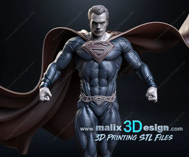 Superman Man Of Steel DC Universe Unpainted Figure