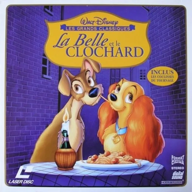 Belle Et Le Clochard (La) Ws Vf Pal Laserdisc Walt Disney Les Grands Classiques