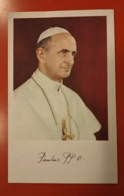 Santino / Paulus P.P. VI Papa. Ordinazione  Don Lorenzo Marescotti. 1965 Padova