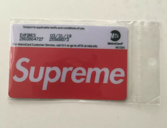 Supreme - MTA Metro Card - SS17