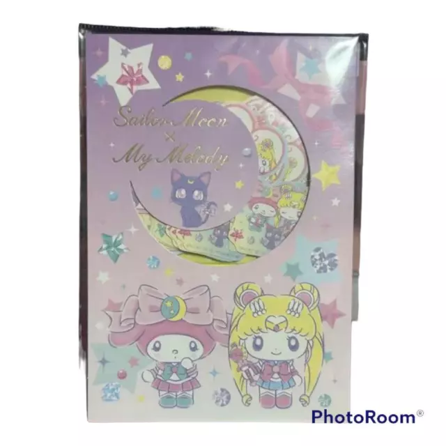 2017 Sanrio Japan My Melody x Sailor Moon Sticker Flake Seal Pack RARE