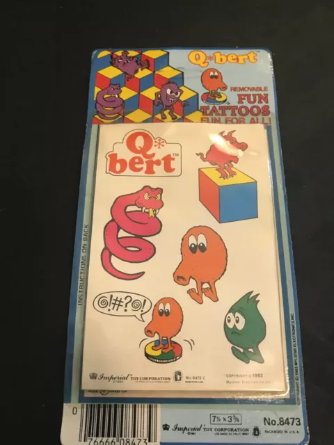 Q*bert Removable Tattoos - Package Variant Two