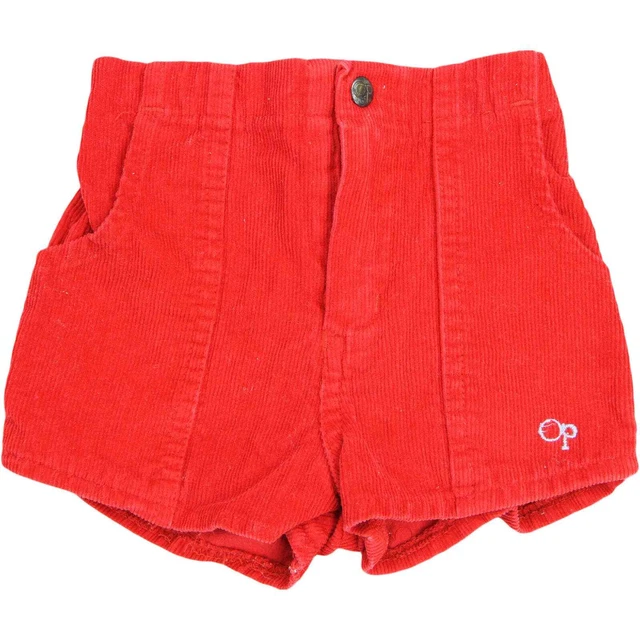Vintage OP Ocean Pacific Toddler Baby Kids Boys Girls Surf Skate Corduroy Shorts