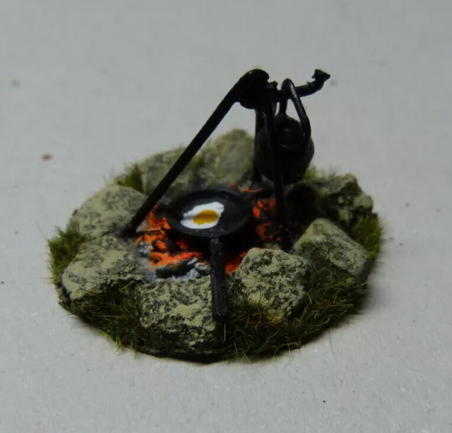 JG Miniatures Diorama Zubehör M49, 1/30, 1/32, 1/35 Lagerfeuer, Campfire