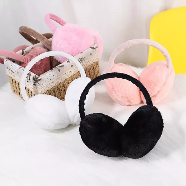 Soft Plush Ear Warmer Winter Warm Earmuffs For Women Men Fashion Solid Color SN❤