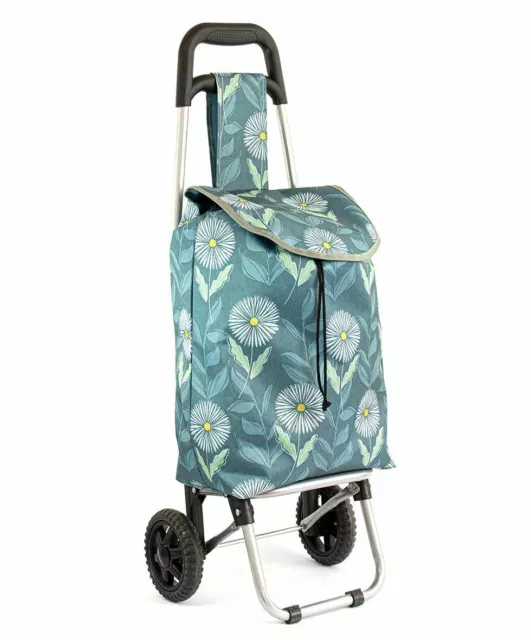 Lightweight Shopping Trolley Wheeled Folding Durable Cart Strong Wheeled Trolley 3