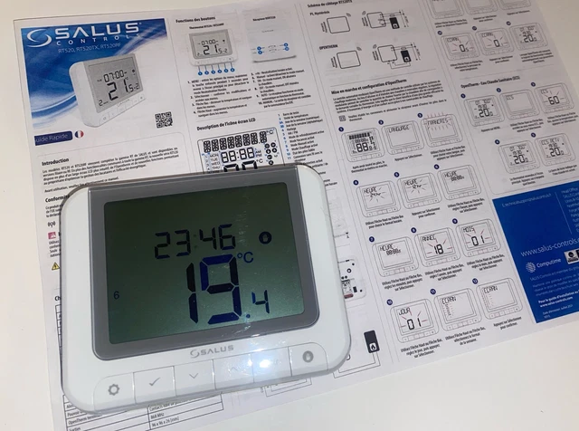 Thermostat programmable - RT520 - filaire SALUS
