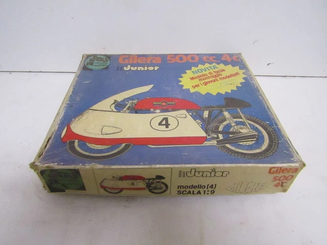 PROTAR 1/9 MAQUETTE montée MOTO GILERA 500cc BON ETAT long:20cm mt EUR 20,00 - FR