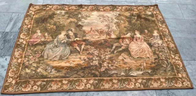 Vintage Tapestry Pictorial French Tapestry Wall Hanging Tapestry Home Decor4x5ft