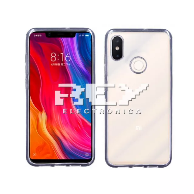 Funda Silicona para XIAOMI MI 8 Carcasa Transparente Protector s743