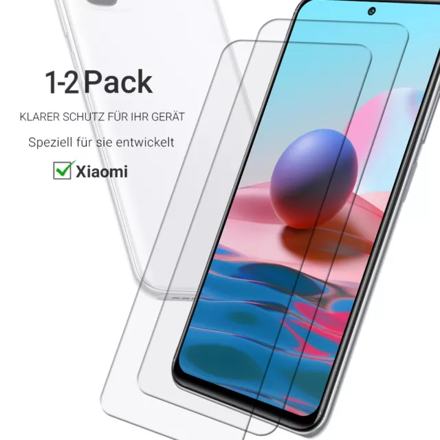 Panzerfolie für Xiaomi Mi 11 Redmi Note 10 Poco X3 Display Schutzglas Premium 9H