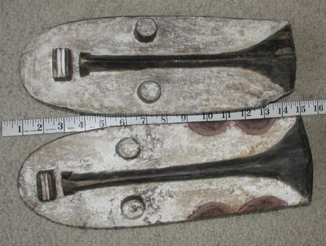 2 Old African Dan Gere Tribal Mask Grebo Kran Wee Wi  Art Baule Kwele Gabon 7