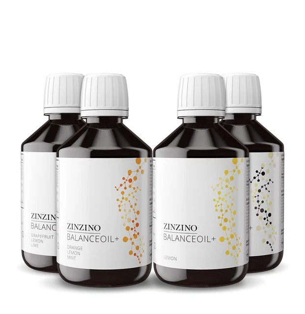 2 Bot.Balance aceite-Zinzino Omega 3*Limón Vitamina D3,100% Suplemento Natural 300ml