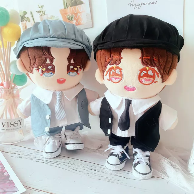 KPOP EXO KAI GOT7 JUN NCT JIN 20cm Plush Doll's Clothes Gentleman Suits【no doll】