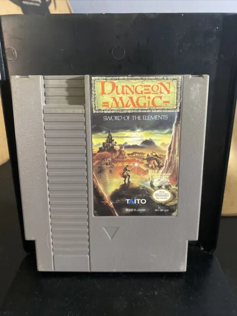 NES Dungeon Magic Nintendo Entertainment System