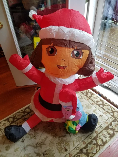 NICKELODEON DORA THE Explorer Lighted 4 Ft Airblown Inflatable With ...