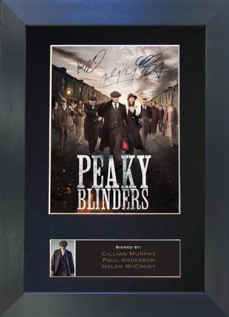 PEAKY BLINDERS Signed Mounted Reproduction Autograph Photo Prints A4 763